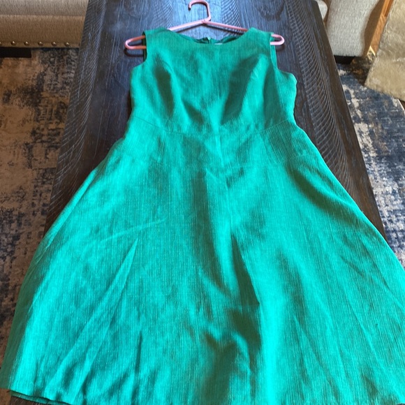Women’s Green Polyester Kasper Dress Size 8 - Picture 6 of 11